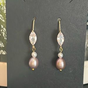 Homemade Freshwater Pearl Earrings